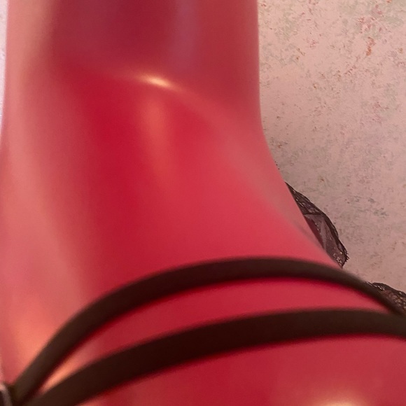 Victoria’s Secret unlined Demi bra black and pink lace with pink bow detail bra - Picture 9 of 12